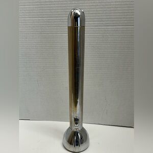 Vintage Lightmaster 5 Cell Nickel Plated Ribbed "Stream Light" Flashlight  16”